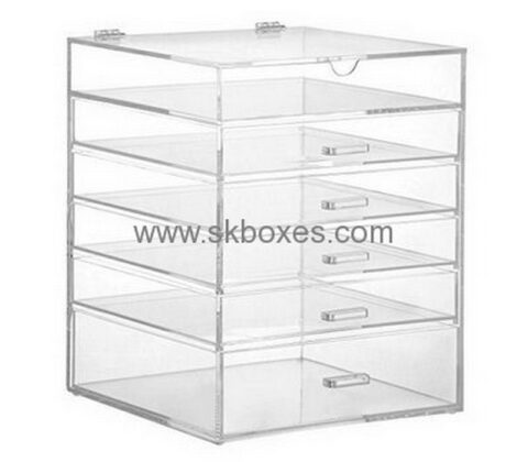 Drawer box manufacturers customized clear plastic display box drawer organizer BDC-314