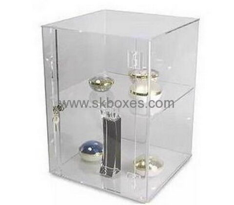 Acrylic box manufacturer customized acrylic corner display cabinet cases BDC-365