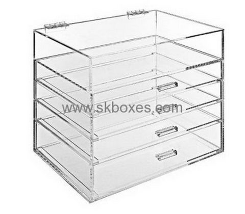 Acrylic box factory customized plastic drawer storage box BDC-413