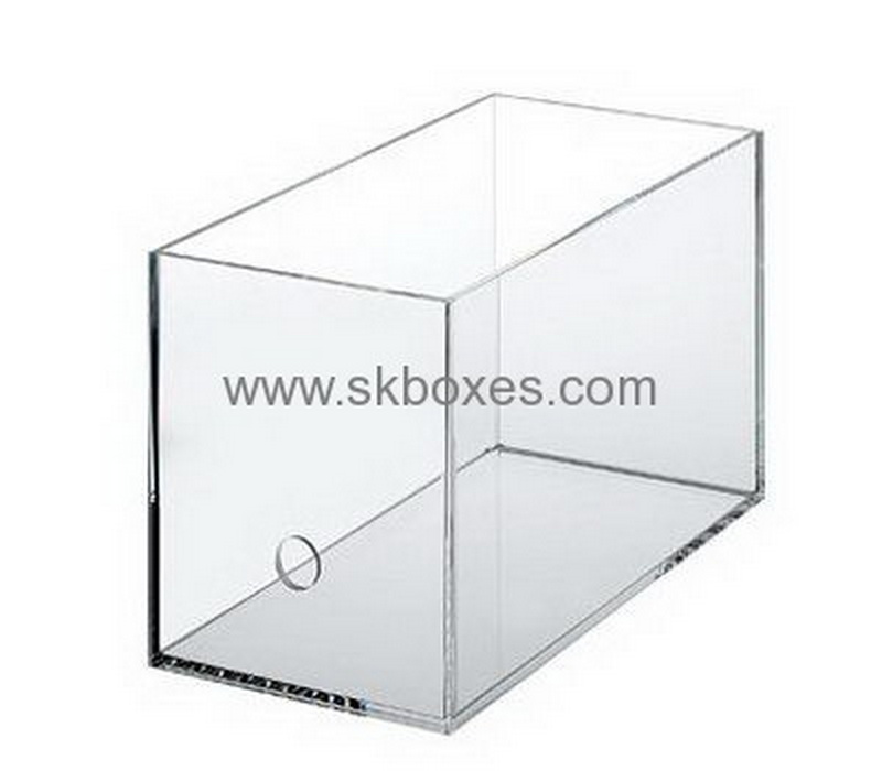 Display case manufacturers customized 5 sided acrylic storage box BDC-475