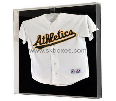 Acrylic boxes suppliers customized t shirt display case BDC-492