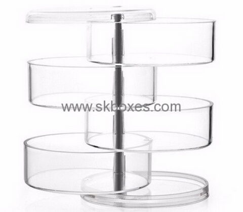 Acrylic box manufacturer customized acrylic rotating display case BDC-534