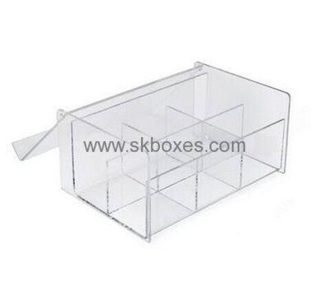 Acrylic manufacturers custom plastic plexiglass acrylic organizer box BDC-600