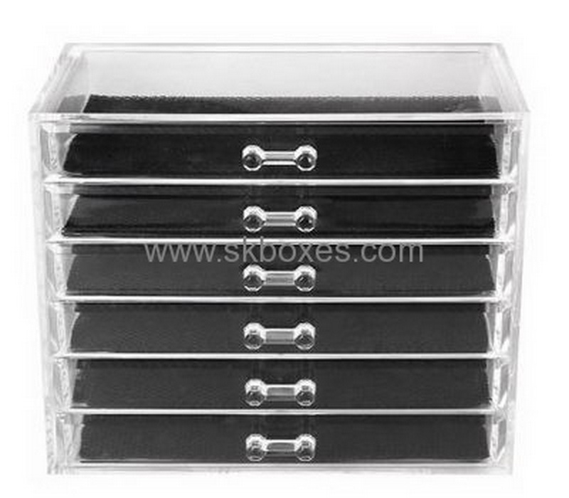 Plexiglass manufacturer custom large acrylic display drawer box BDC-746