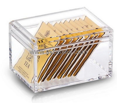 Acrylic boxes suppliers custom acrylic tea bag box BDC-805