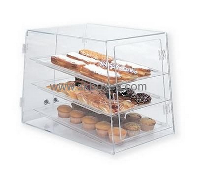 Acrylic box factory custom countertop pastry display case BDC-806