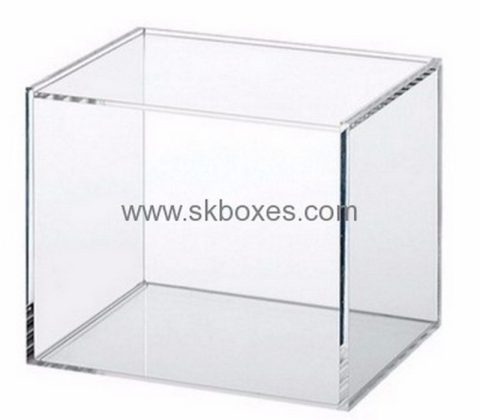 Plastic suppliers custom acrylic 5 sided storage box BDC-835