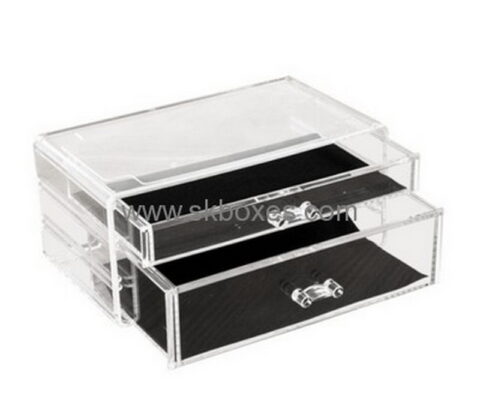 Plexiglass manufacturer custom acrylic makeup storage drawers BDC-886