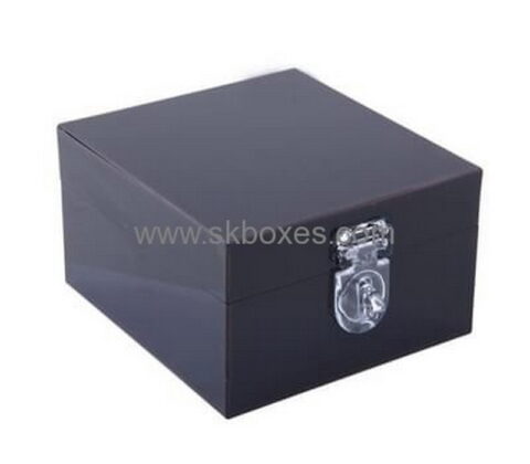 Acrylic items manufacturers custom black storage boxes with lids BDC-890