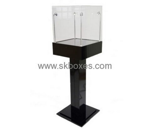 Acrylic box manufacturer custom lucite small display cabinet BDC-918