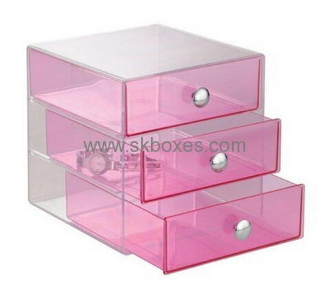 Acrylic box manufacturer custom acrylic makeup organizer BDC-925