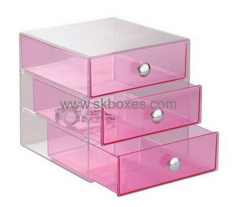 Acrylic box manufacturer custom acrylic makeup organizer BDC-925