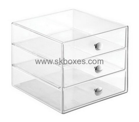 Plastic fabrication company custom clear acrylic makeup organizer BDC-932