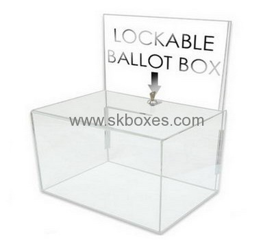 Customized clear ballot box BBS-290