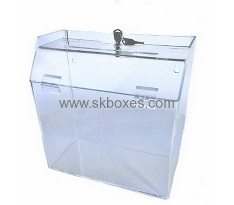 Bespoke clear plastic ballot boxes BBS-427