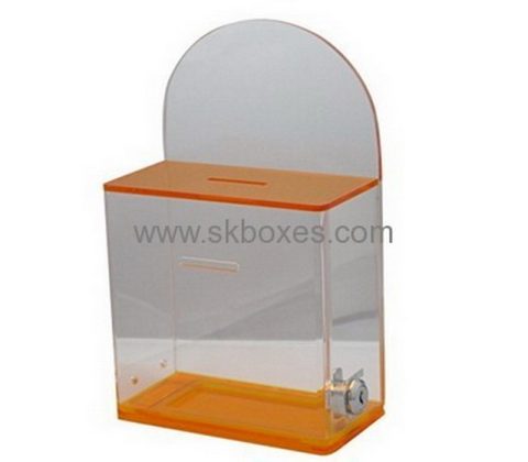 Bespoke clear suggestion box acrylic BBS-447