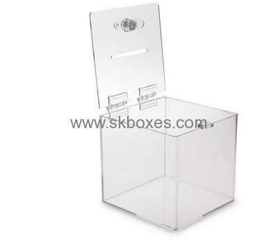 Bespoke acrylic cheap donation boxes BBS-528