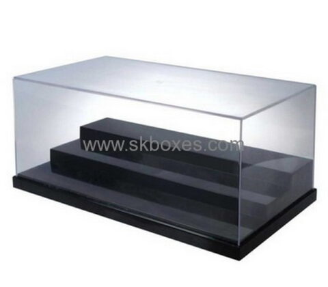 Bespoke acrylic tiered display case BDC-989