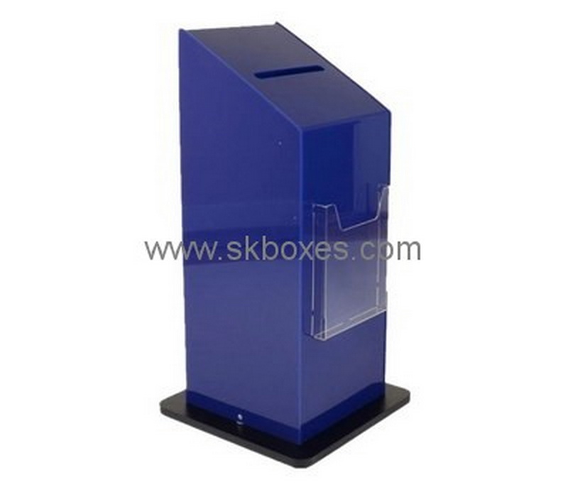 Bespoke acrylic large donation box BDB-104