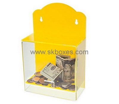 Customize lucite donation box BDB-132