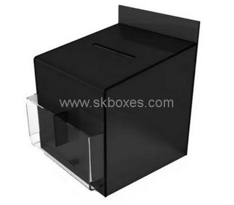 Customize black cash collection box BDB-215