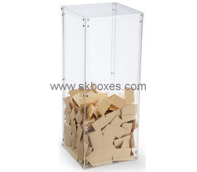 Customize lucite donation box donation boxes cheap BDB-239