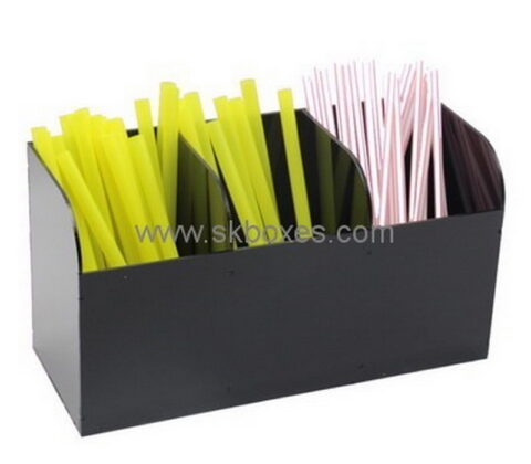 Customize black 3 compartment box BSC-053