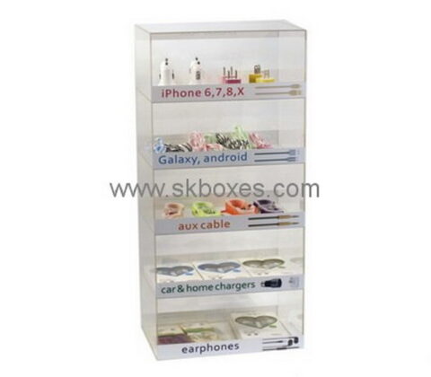 Customize acrylic 6 inch wide storage cabinet BSC-061