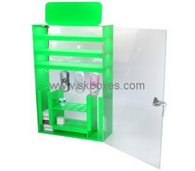 Customize acrylic lockable display cabinet BDC-1037