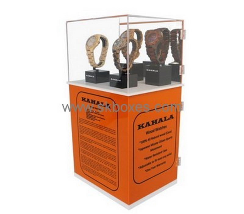 Customize acrylic watch display case BDC-1052