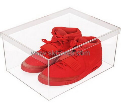 Customize acrylic transparent shoe box BDC-1076