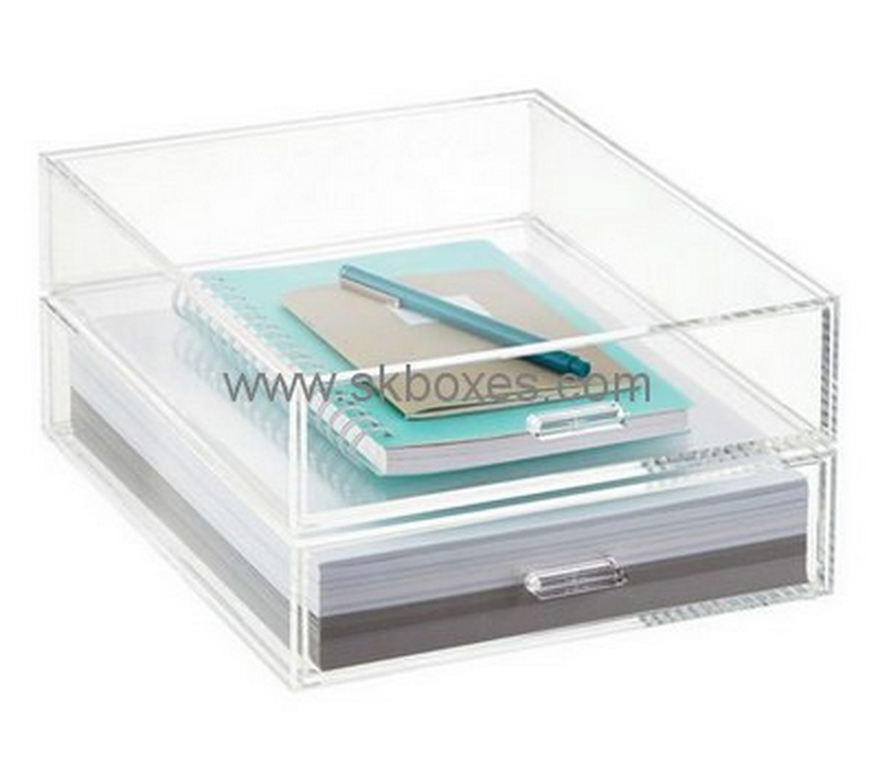 Customize acrylic notebook box BDC-117