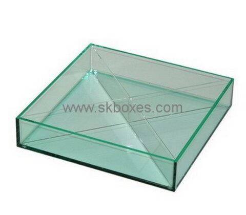 Customize lucite organizer box with dividers BDC-1342