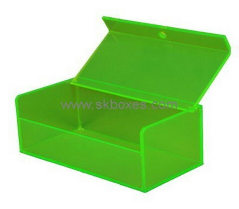 Customize lucite box with lid BDC-1365