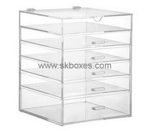 Customize acrylic 6 drawer storage unit BDC-1441