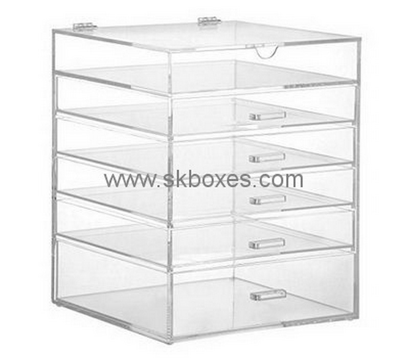 Customize acrylic 6 drawer storage unit BDC-1441