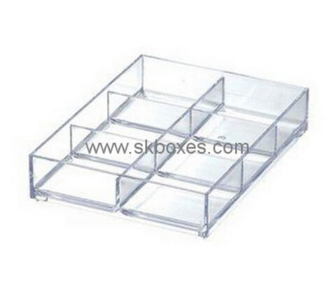 Customize acrylic 6 compartment storage box BDC-1452