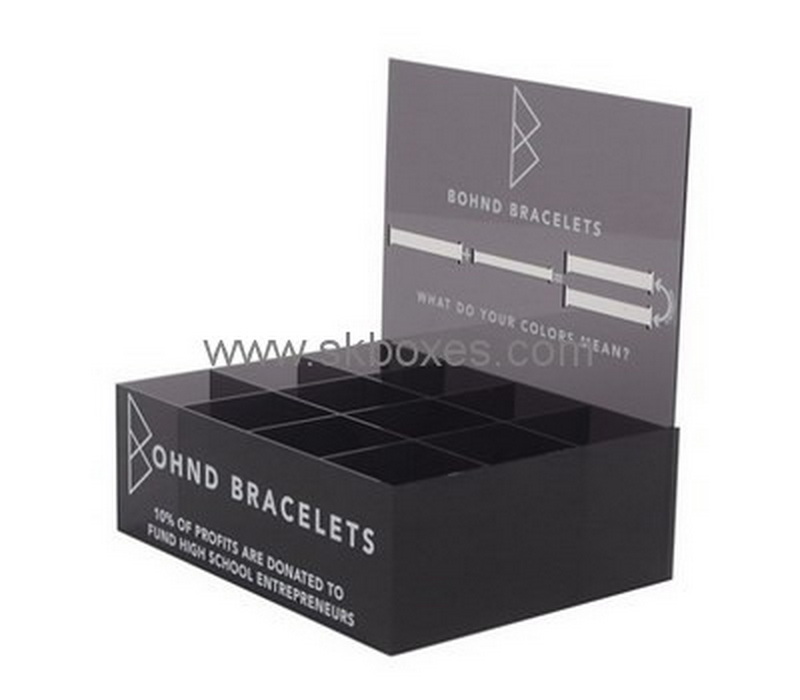 Customize acrylic product display box BDC-1456