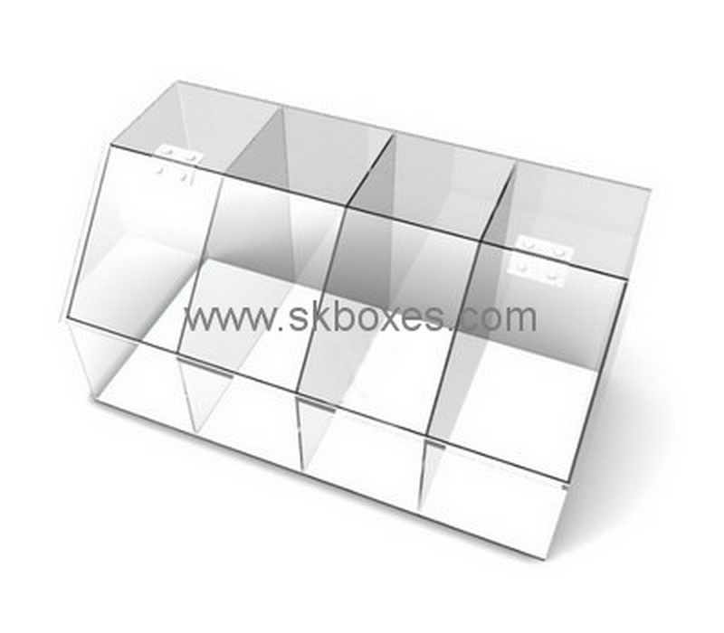 Customize acrylic compartment box BDC-1474