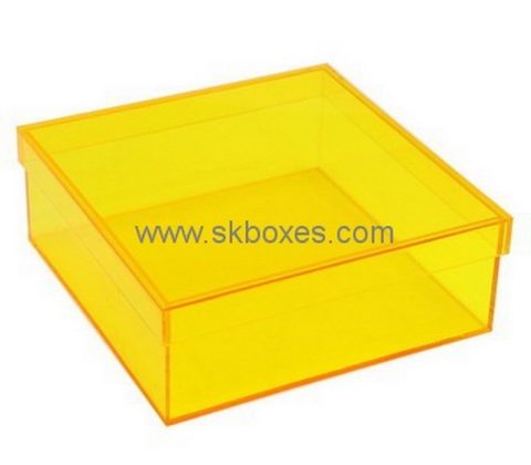 Customize acrylic container with lid BDC-1520