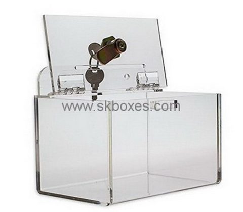 Customize clear plastic ballot box BBS-600