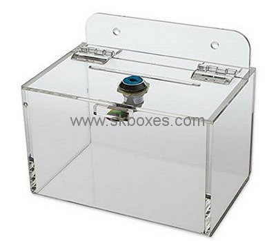 Acrylic coin donation boxes BBS-634