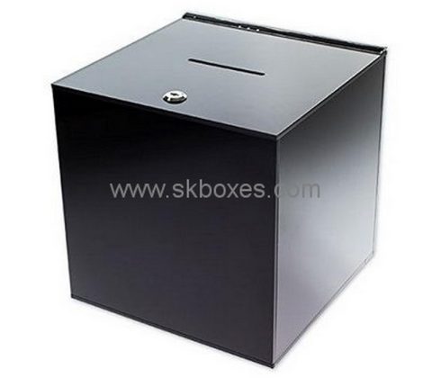 Acrylic locking ballot box BBS-652