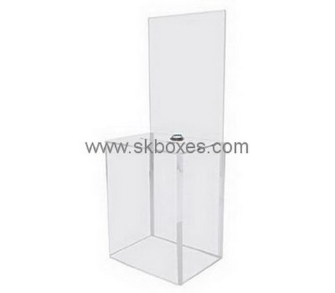 Perspex suggestion box with lock BBS-696