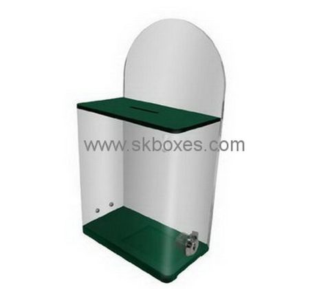 Small acrylic suggestion box with lock BBS-712