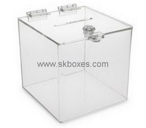 Large clear acrylic suggestion box BBS-715