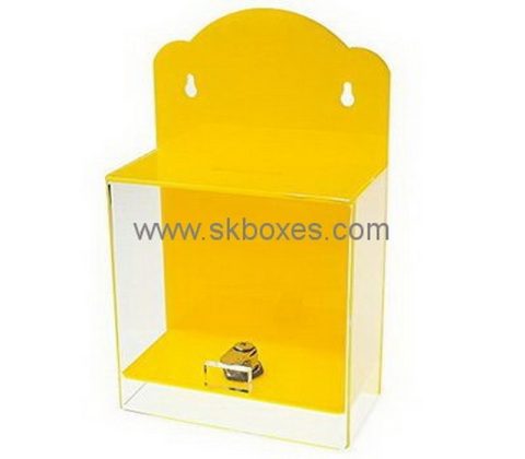 Wall mounted acrylic suggestion box BBS-730