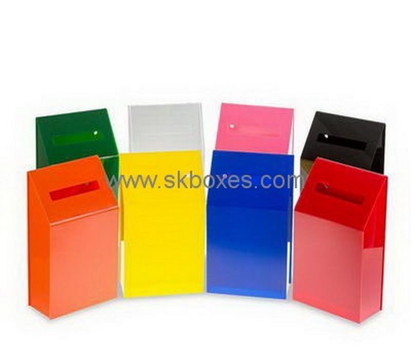 Customize colored acrylic voting box BBS-747