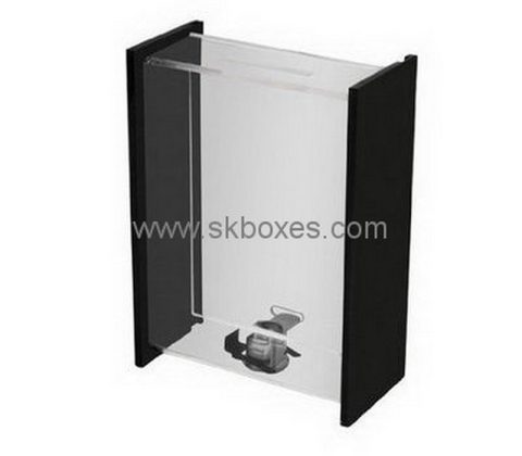 Customize narrow acrylic ballot box BBS-755