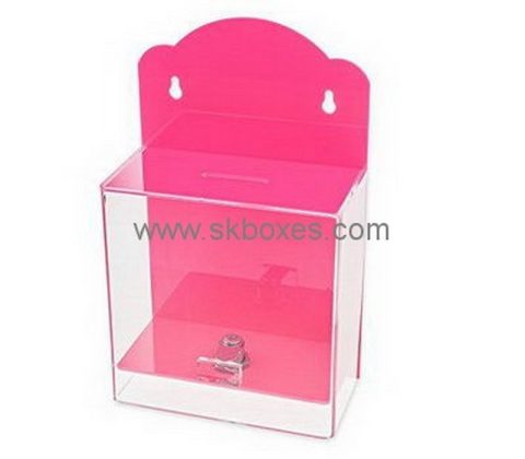 Customize hanging acrylic ballot box BBS-758